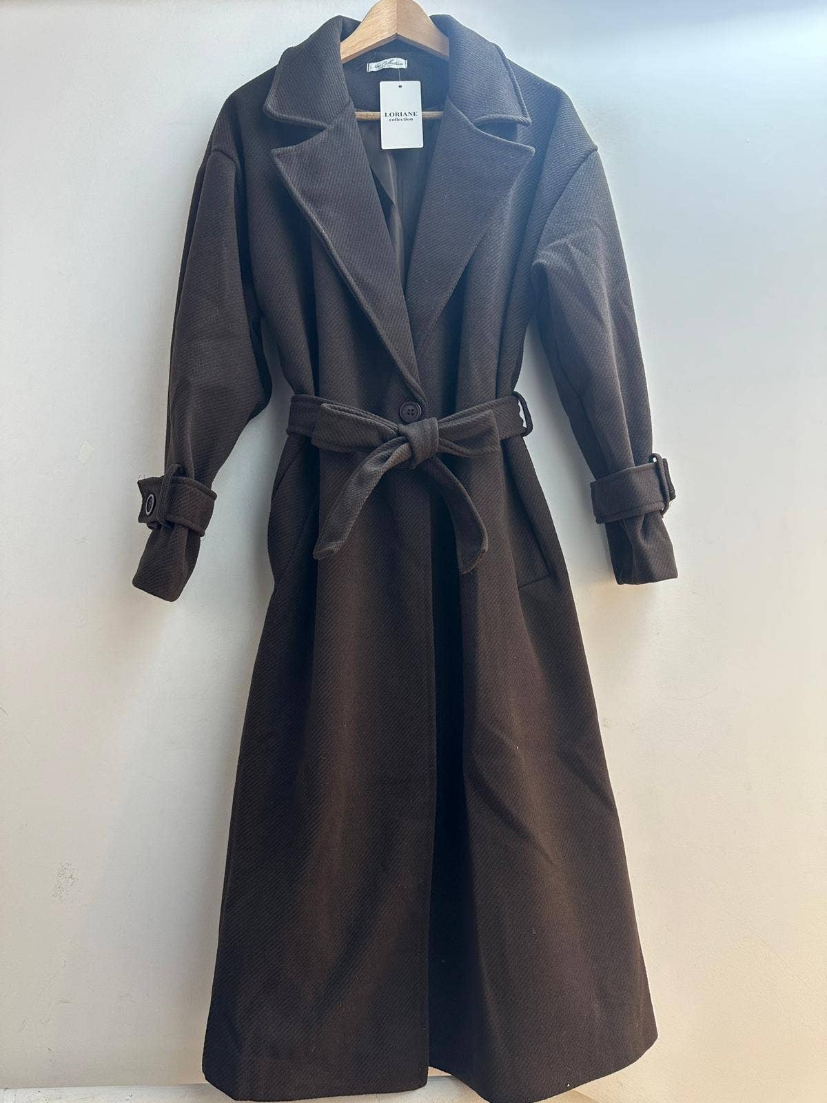 LORIANE - Wholesale Coat - Women's - 1008 One size pocket coat with belt13
