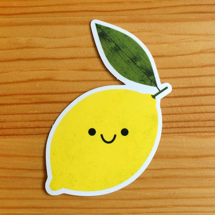 Lemon Sticker for wholesale by Nellie Le