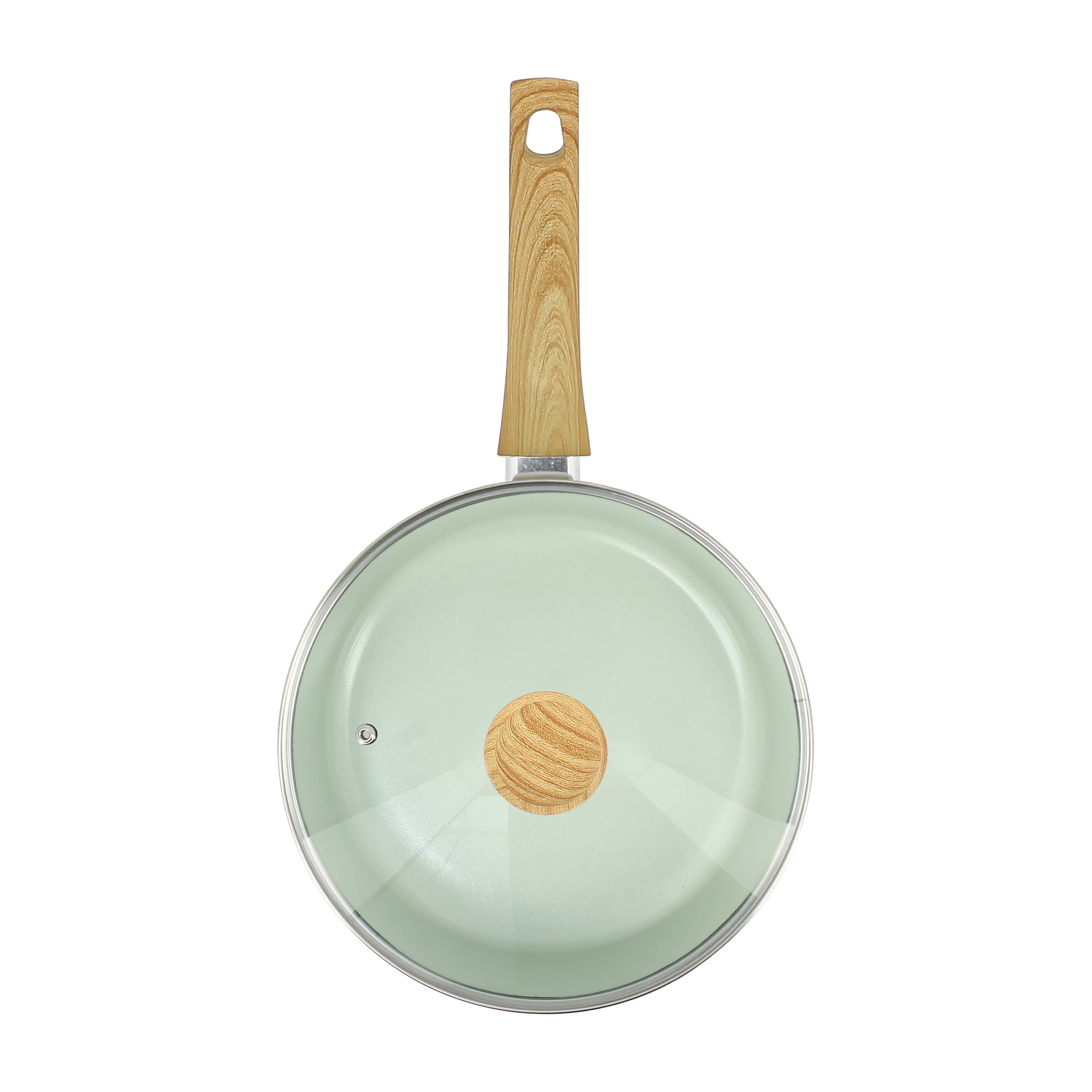 Menastyl - Wholesale Pan - Celadon 24cm aluminum frying pan - induction compatible3