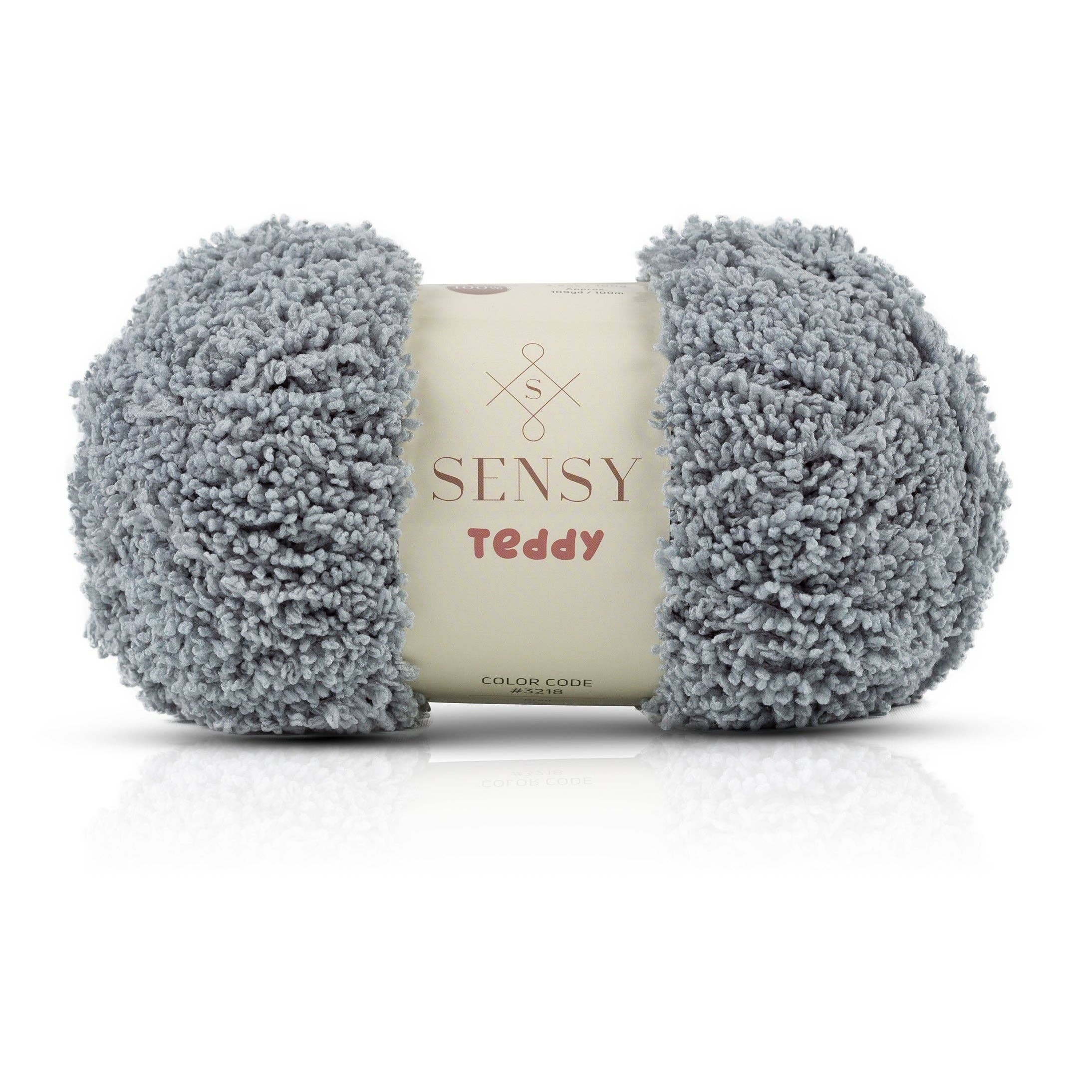 Sensy – Fio por atacado – Fio Teddy Sensy, 3,5 oz, 109 jardas, calibre 5 volumoso8