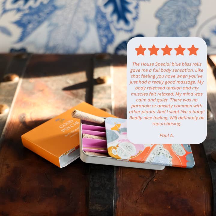 VENDA DE DESCONTINUAÇÃO! Rolinhos Especiais da Casa Blue Bliss por atacado de Good Psyche