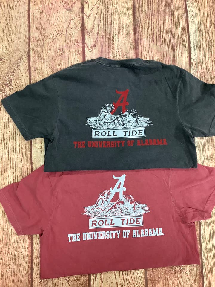 Roll Tide Waves for wholesale by Speckle Bellies Clothing Company