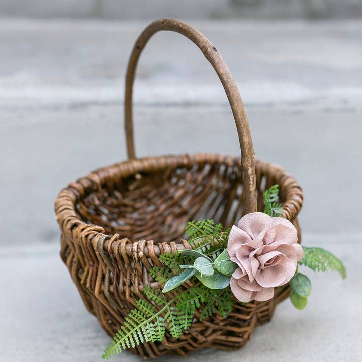 Indy Supply Co - Wholesale Basket - Willow Flower Girl Basket | Wedding Basket | Rustic Wedding2