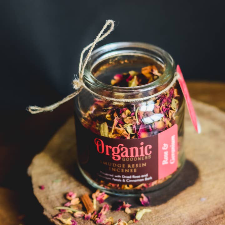 Rose & Geranium Organic Resin for wholesale by R. Expo/Song of India