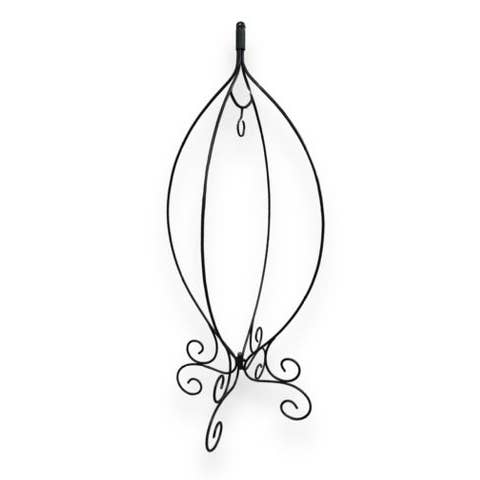47" x 15" Metal Lamp Stand, Black for wholesale by Tremont Floral Supplies