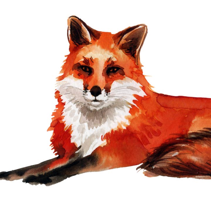 Almohada de lino Equestrian/ Lying Fox para venta al por mayor de Ox Bow Decor