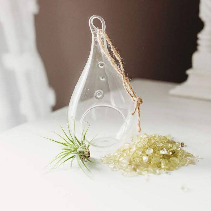 The Simply Crafty Shop - Wholesale Terrarium - Pear Shape Terrarium Kit- Semi-Precious Stone34