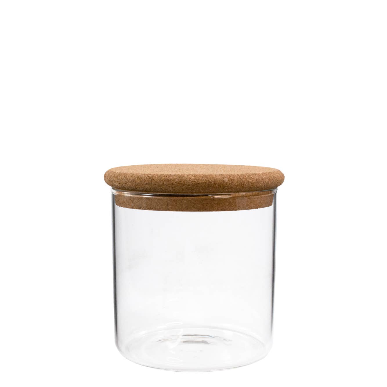 KITCHEN BASICS Canister Borosilicate/Cork Lid 18oz for wholesale by Port-Style Enterprises Inc.
