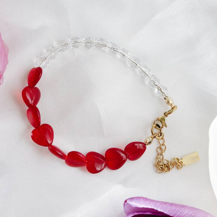 Feliz San Valentín: pulsera de corazones para venta al por mayor de Lovanju