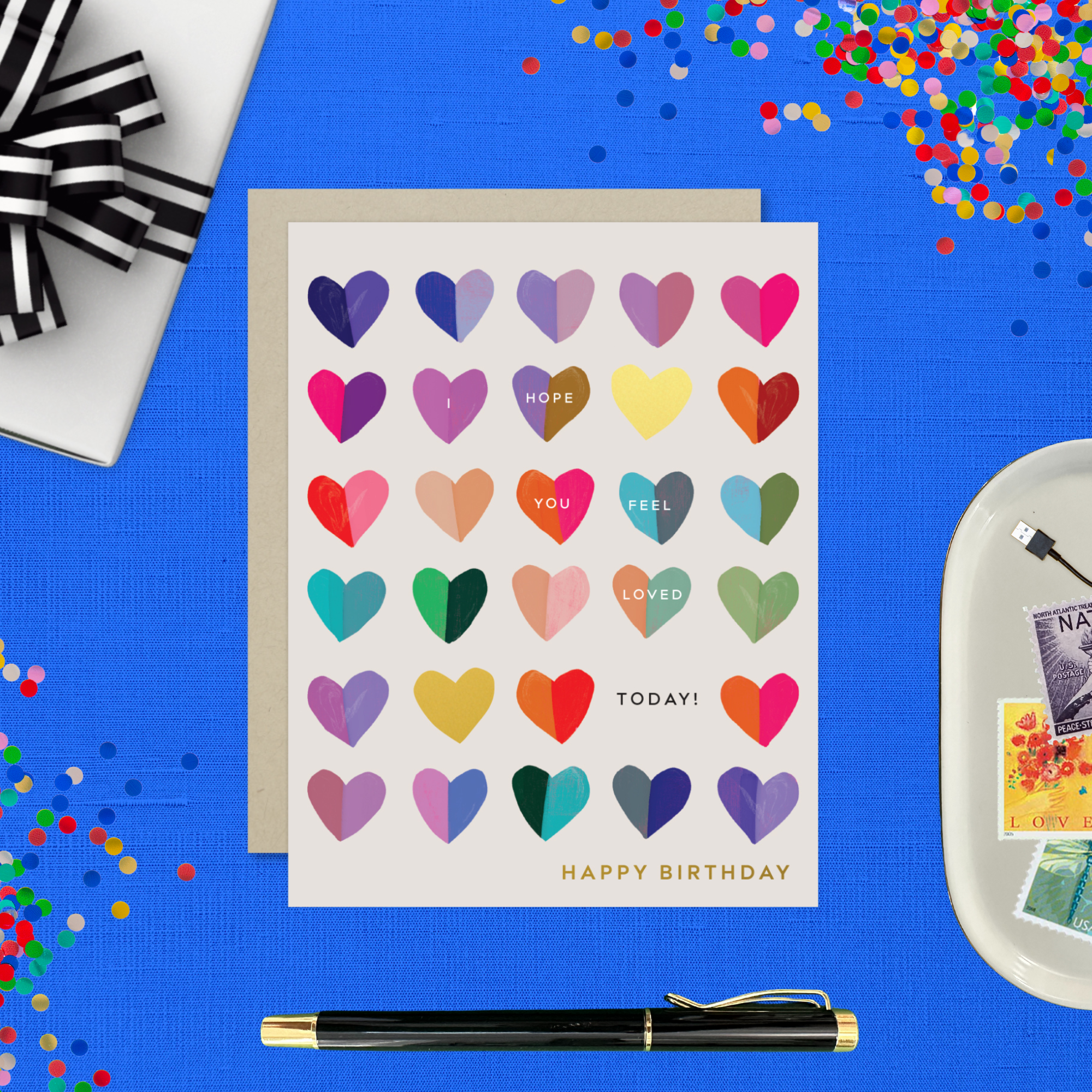 Barone and Co. - Wholesale Birthday Card - Feel Loved Today Birthday Card5