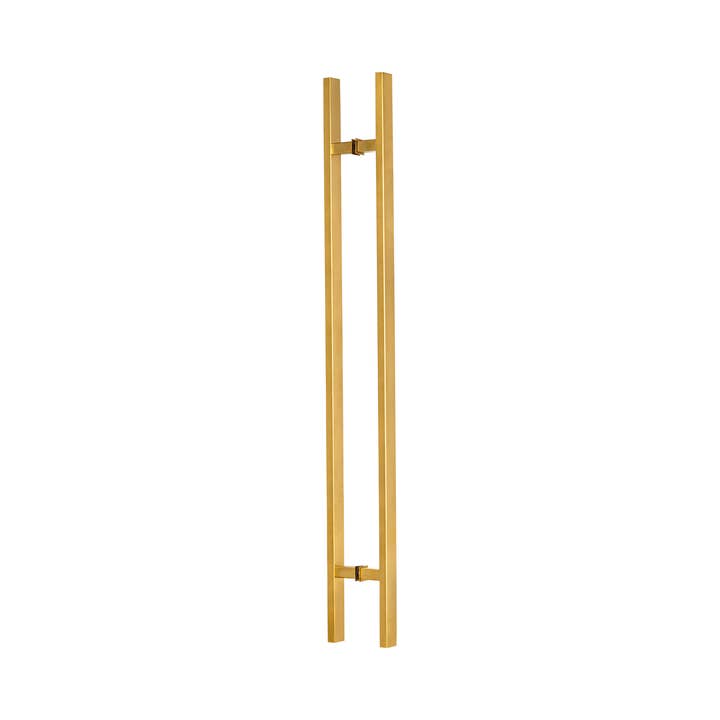 Tirador de Puerta Rectangular Tipo 'H' - 84" PVD Oro para venta al por mayor de PRIMA DECORATIVE HARDWARE INC