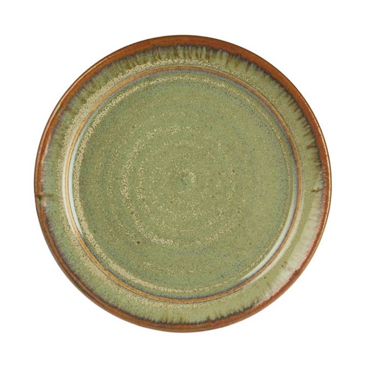 Salad Plate - Luna Verde for wholesale by Sunset Canyon Pottery