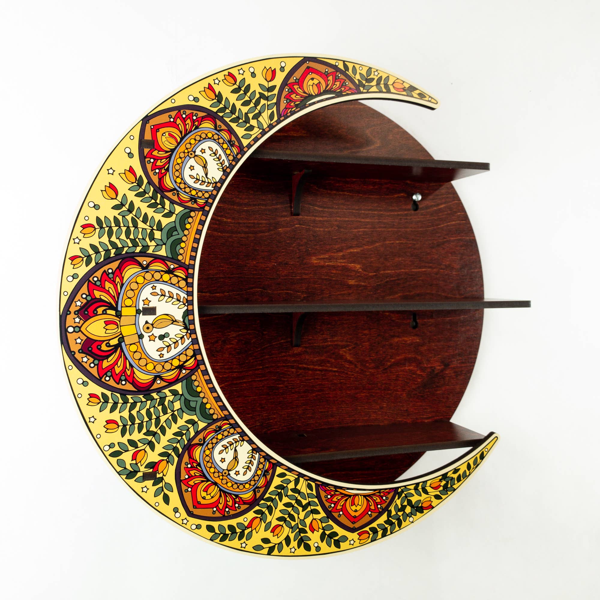 Standish House – Großhandel Wandregale – Mandala-Mondregal, Kristallregal, Regal für ätherische Öle2