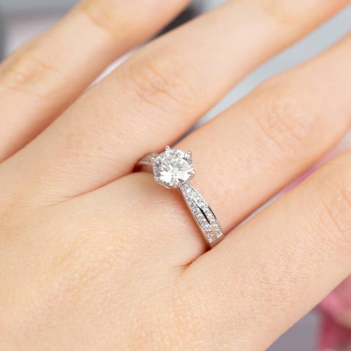 Lab Grown 1ct Diamond Ring for wholesale by Annabel Jewellery