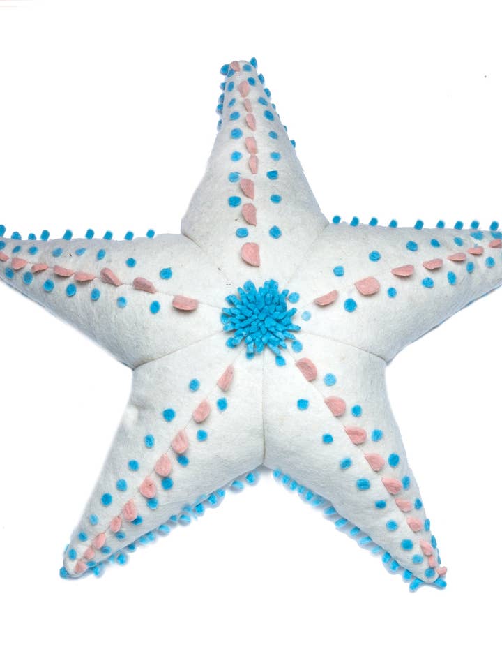 Starfish Pillow for wholesale by Silk Road Bazaar