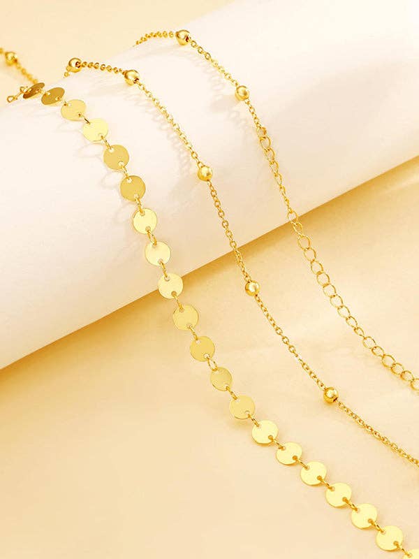 GOLD Chains Solid Color Waist Chain Accessories for wholesale on Faire4