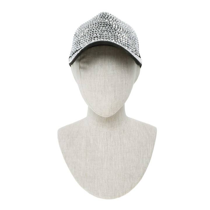 anbfashion - Wholesale Baseball Cap - Women's - METAL FEEL STUDDED BASEBALL CAP CH5079-4