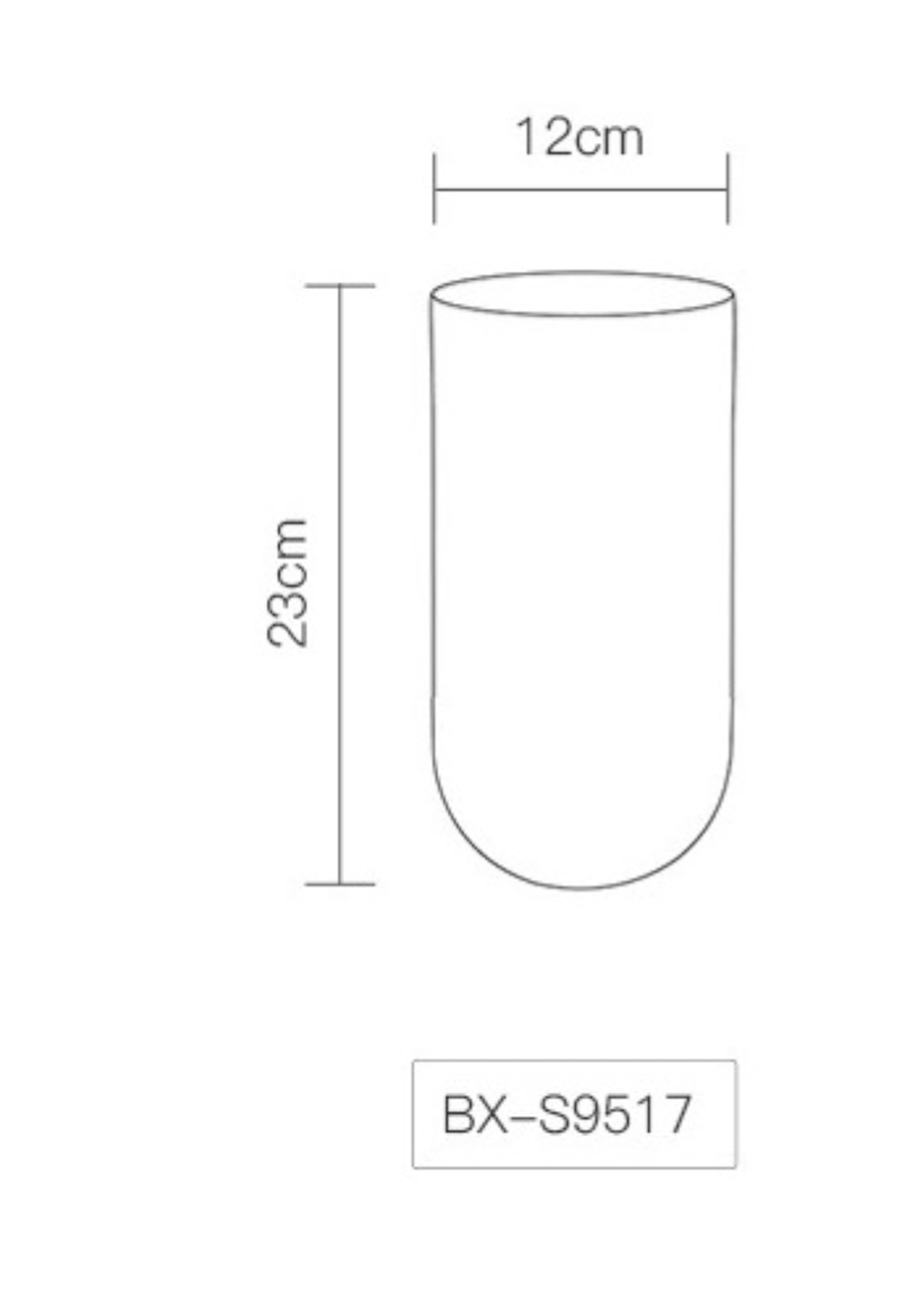 Noah Decoration – wholesale Vas – Gradientglasvas med issprickor, cylindrisk form5
