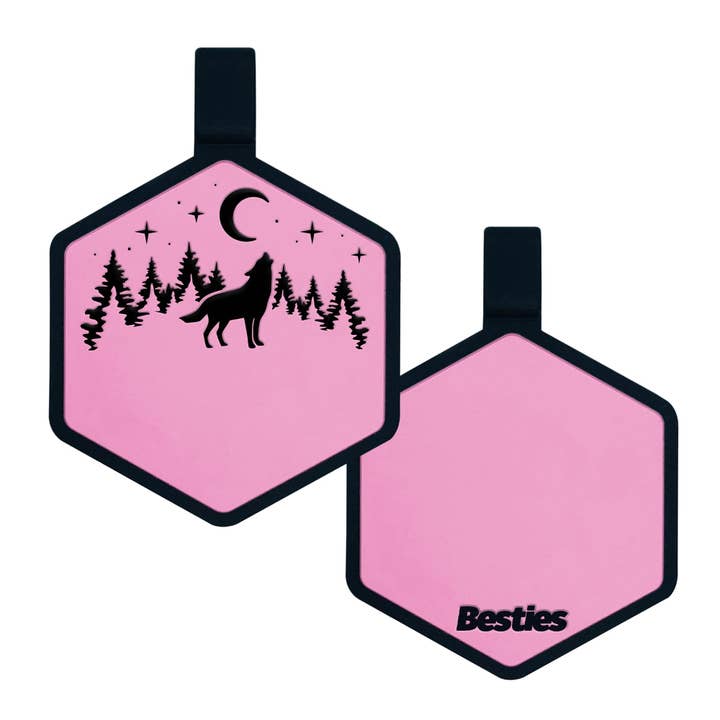 Besties Pets - Wholesale Pet Identification Tag - Cat/Dog - Stay Wild Silicone ID Tag10