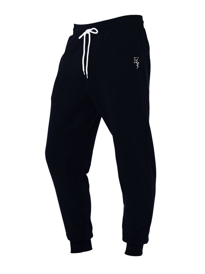 Pantalón de chándal bordado Ocean Rebel - Negro para venta al por mayor de Ocean Rebel