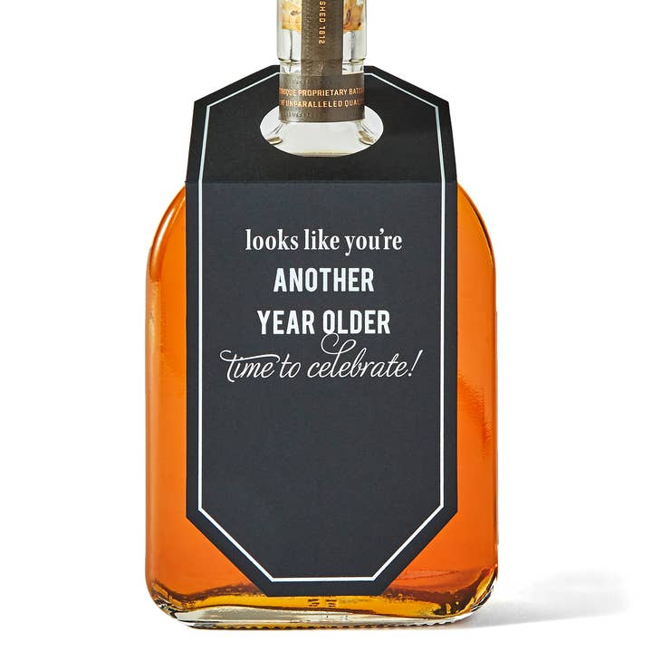 Another Year Older | Wine & Spirit Tag for wholesale by Color Box Design & Letterpress