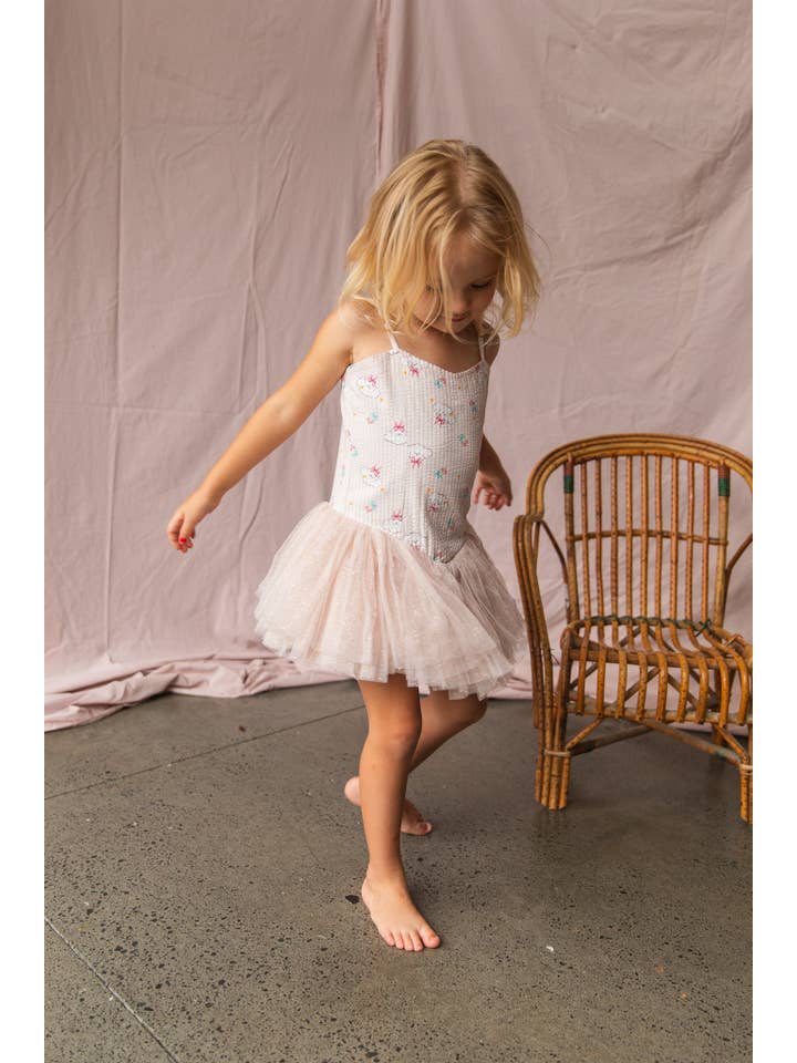 Pearson & Pearson - Wholesale Dress – Kids - Vintage Ballerina-Suzie Print2