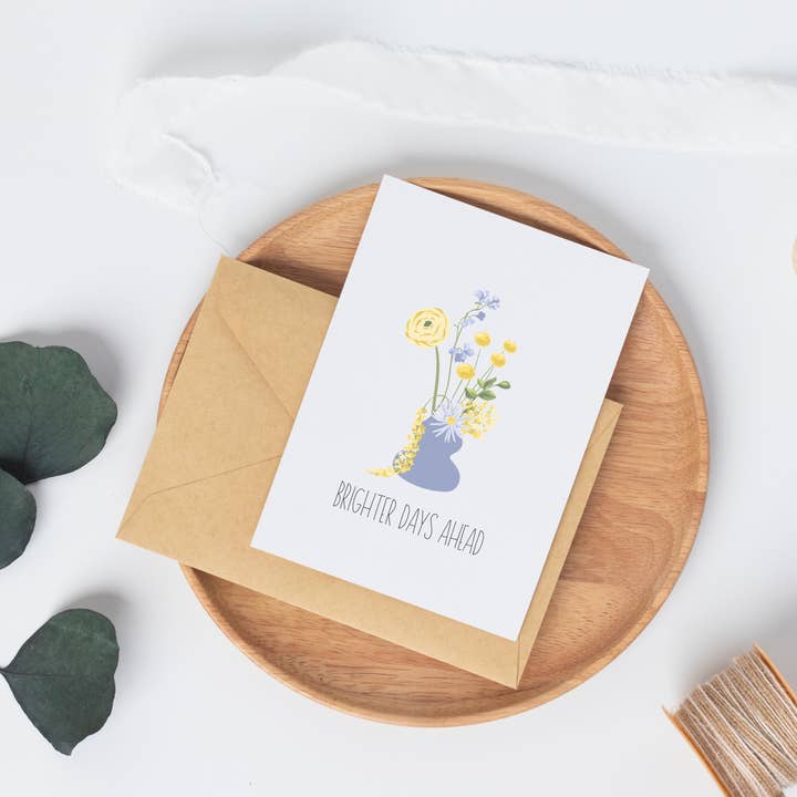 Brighter Days Ahead Card for wholesale by Elizabeth Riley Paperie