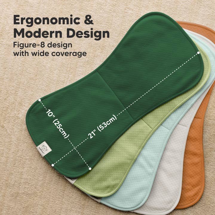 Jager Quin babyspuugdoekjes, set van 5 stuks, zachte oprispdoeken voor baby's voor groothandel op Faire2