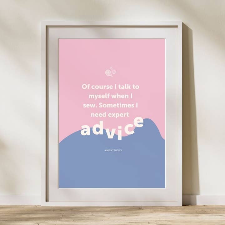 Ekspertrådgivning Vægkunsttryk for engroshandel hos Sew Confident