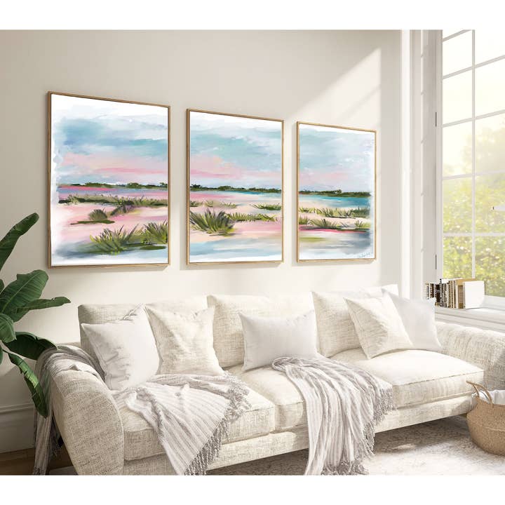 SORBETE DE PANTANO (Juego de 3) - Impresiones de Arte para venta al por mayor de Rebecca Illustrated