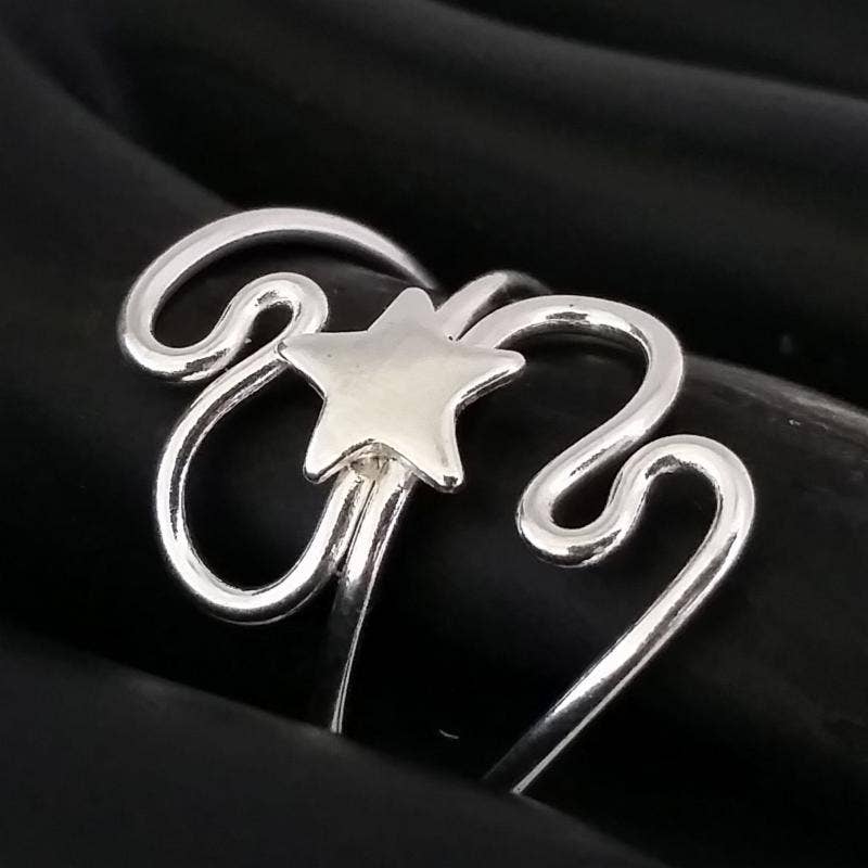 Costello International - Wholesale Toe Ring - Art Deco Silver Adjustable Beach Toe Rings13