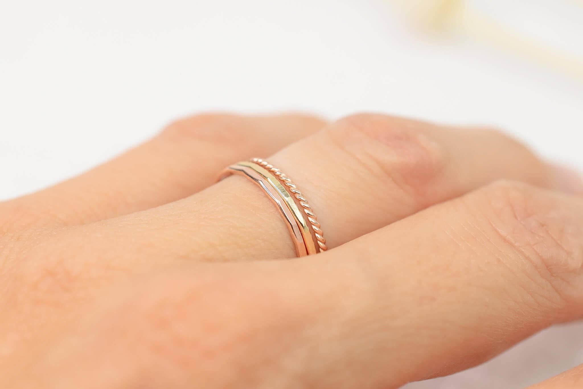 Loveable - Wholesale Band/Stacked Ring - Thin Stacking Ring2