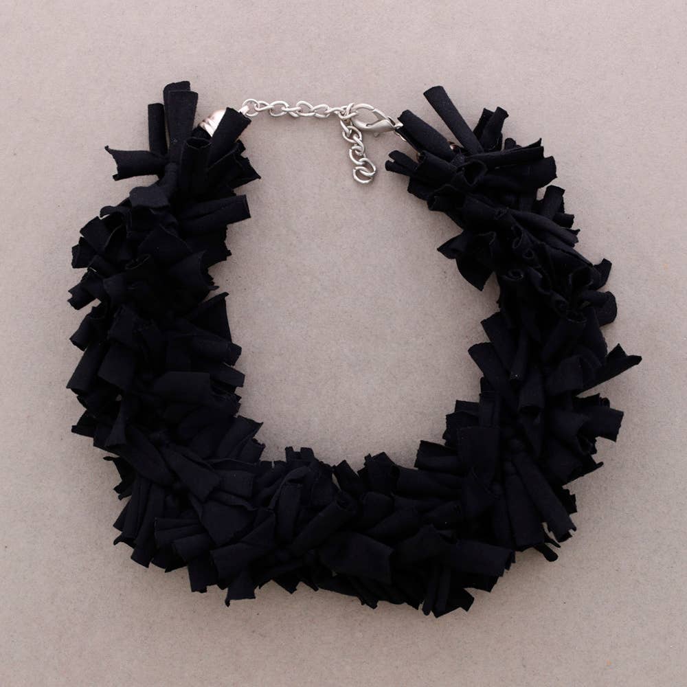 Sonata – wholesale Snap-smycken – Franshalsband Tyg0