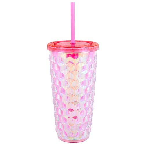 Glass DOF with Lid and Straw - Bride - Slant Collections