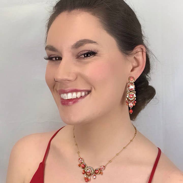 melizijewelry - Wholesale Dangle Earrings - Paraiso crystal earrings1