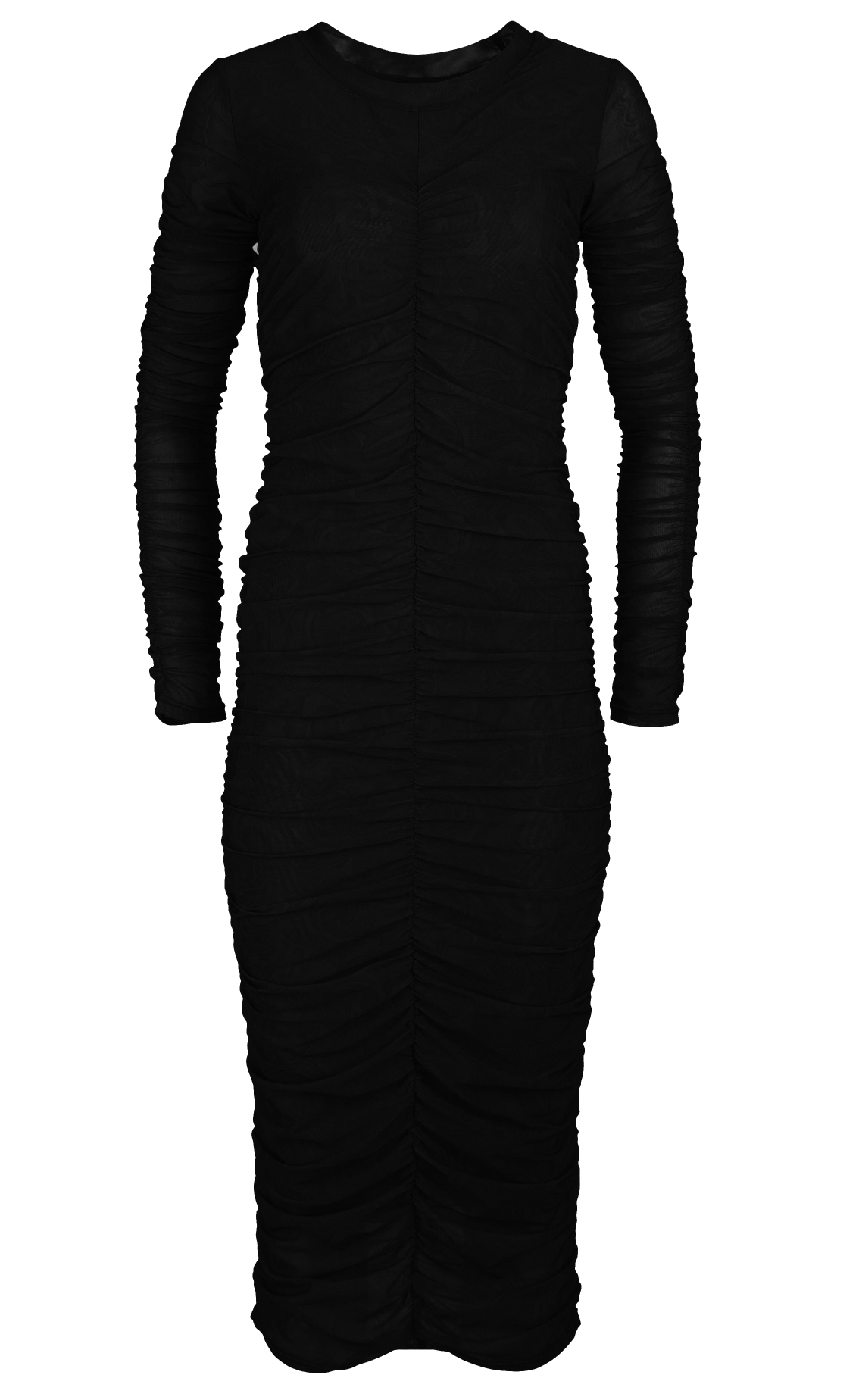 Hilary MacMillan - Wholesale Dress - Women's - Long Sleeve Mesh Dress4