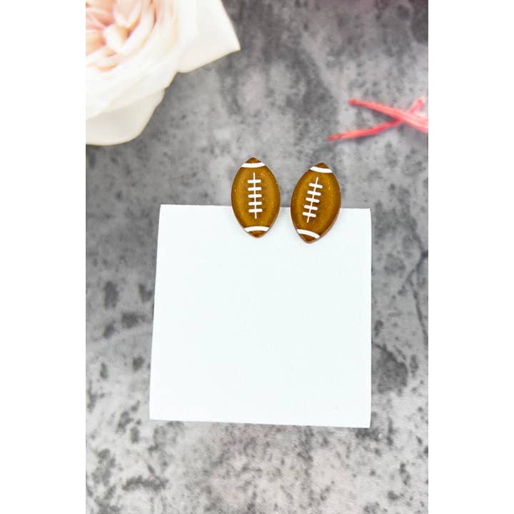 JHP Collection - Wholesale Stud/Post Earrings - VARIETY OF SPORTS BALL EPOXY MINI STUD EARRINGS8