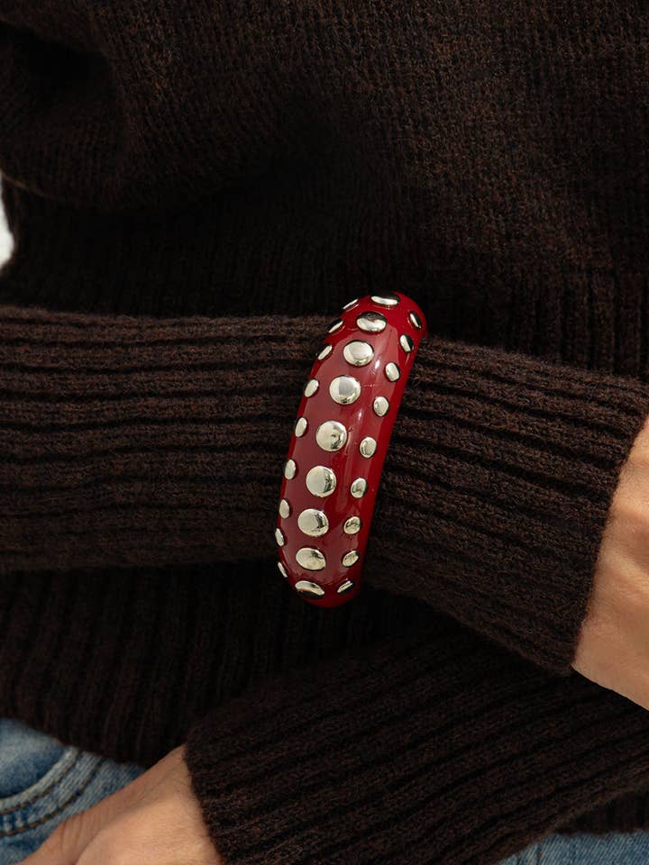 Scarlet Stud Manchetknoop voor wholesale door Lyonlee