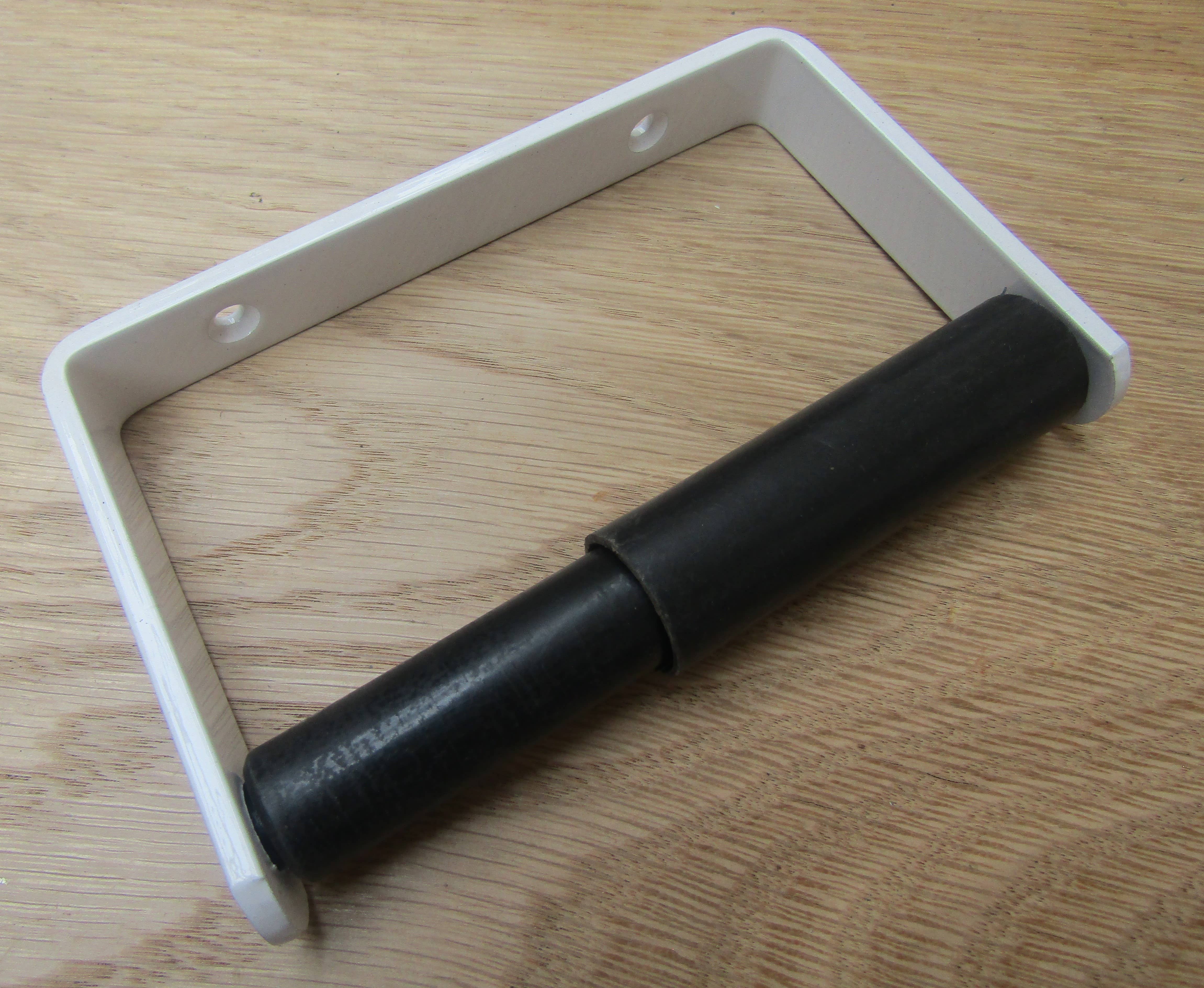 IronmongeryWorld - Wholesale Toilet Paper Holder - Basic Toilet Roll Holder White0