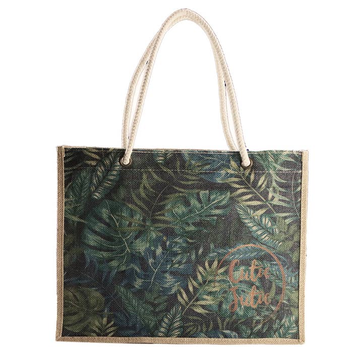 Tote de yute Forest Of Dreams para venta al por mayor de Cutie Jutie