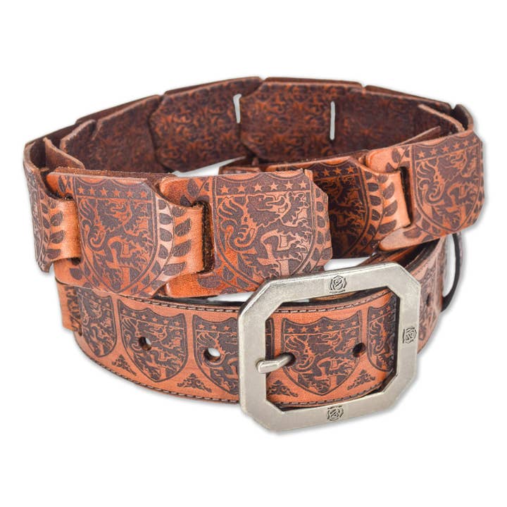 AMERICAN MONARCHY BELT I-FULL GRAIN LEATHER BELT for wholesale by TODD BLOOM
