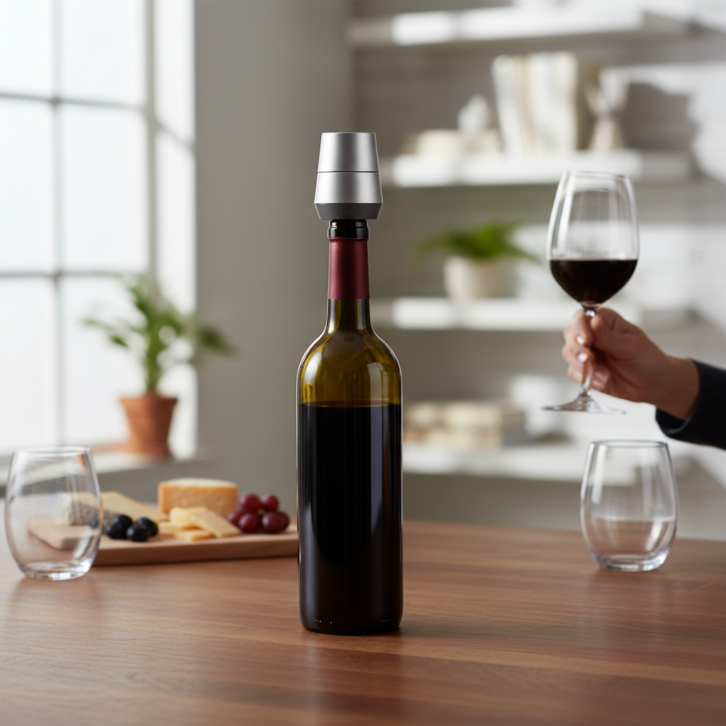 Kadra Kitchenware - Wholesale Wine Stopper - Trudeau - Expandable Wine Stopper1