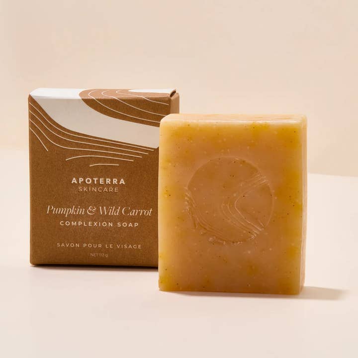 Apoterra - Venta al por mayor Limpiadores faciales - Jabón para cutis de calabaza y zanahoria silvestre