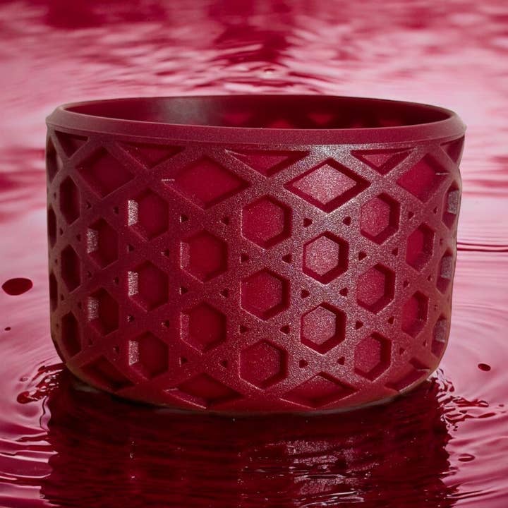 Western Cherry Shimmer | Waffle | Silicone Boot for wholesale by Sip n' Style Shop Co.