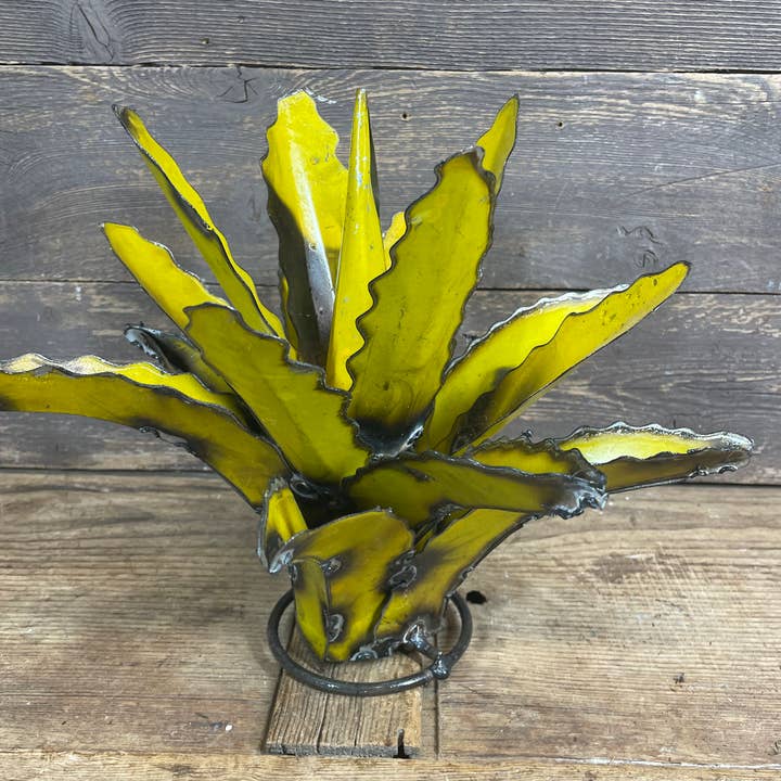 My Amigos Imports - Vendita all'ingrosso Decorazioni da tavolo - Maguey Agave Cactus di Metallo Colorato-Cactus-33x28 cm-NUOVO15