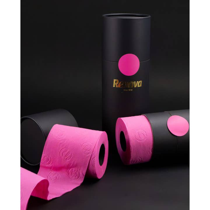 Renova - Wholesale Toilet paper - Toilet Paper Renova Tubo Gold Fucsia 3 Rolls1