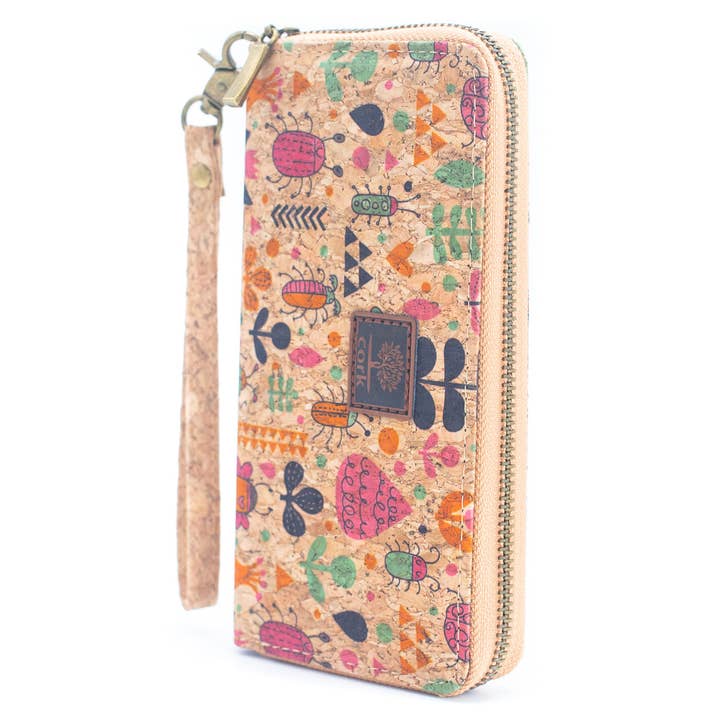 Meninas Bonitas Cork - Wholesale Wallet - Women's - Various patterns natural cork women zipper card wallet BAG-216