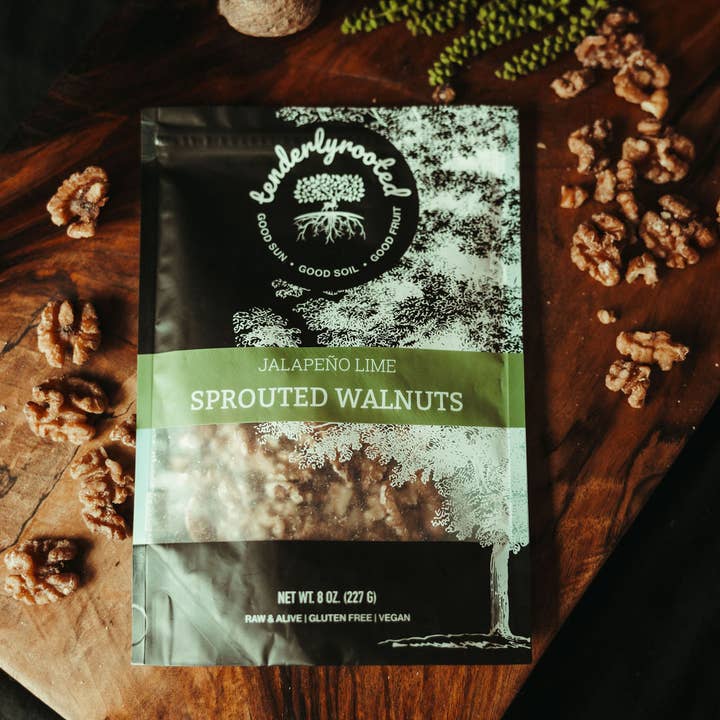 Tenderlyrooted - Wholesale Nuts - 8 oz Jalapeño Lime Bag1
