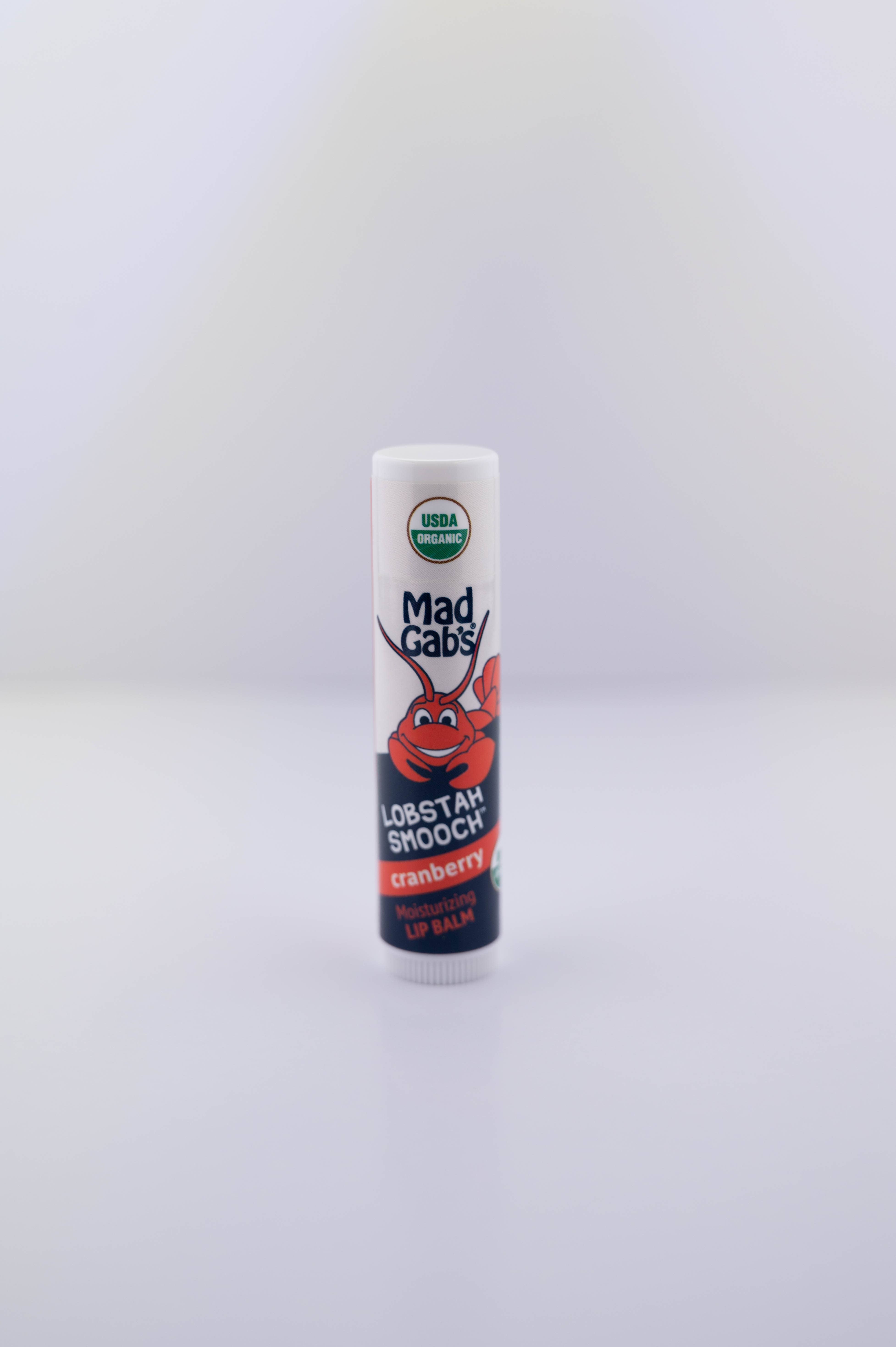 Mad Gab's - Wholesale Lip Balm - Organic Lobstah (lobster!) Smooch Lip Balm Tubes Open Stock0