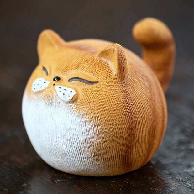 Gohobi (We cover U.S. import duties) - Vente Figurine décorative - Gohobi Décorations faites à la main pour chats, animaux à thé, céramique, argile YiXing0